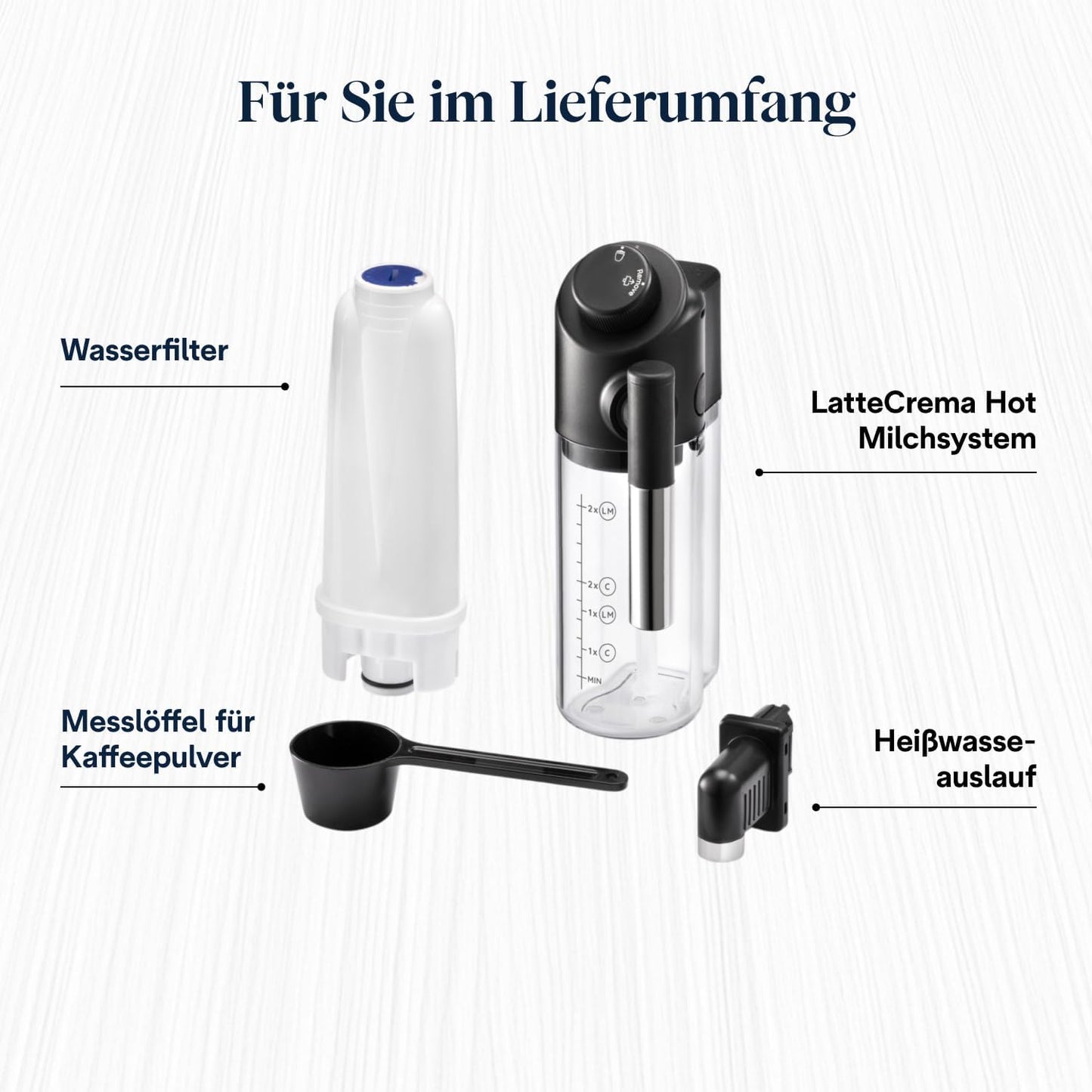 Magnifica Evo (ECAM292.81.SB) - Kaffeevollautomat mit Vollautomatischem cremigen Milchschaum, 7 One-Touch-Getränke, Cappuccino & Espresso, Kaffeemaschine, Soft-Touch-Bedienfeld, Silber